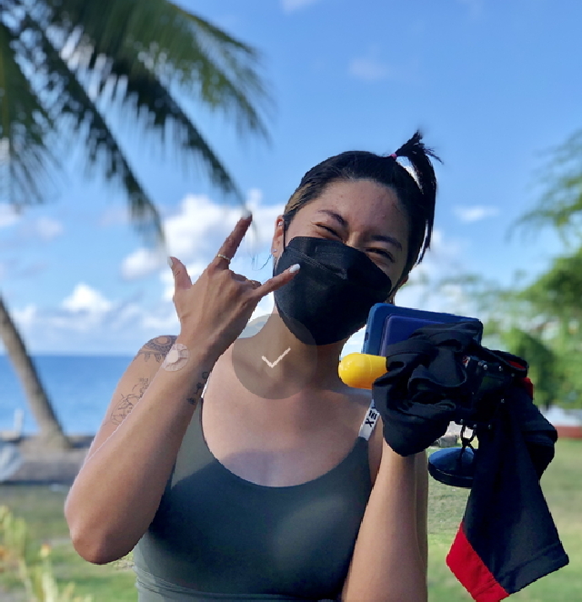 Free diving dauin